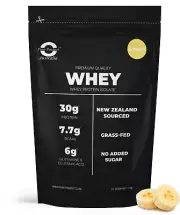 5KG WHEY PROTEIN ISOLATE POWDER WPI 100% GRASS-FED BANANA