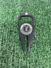 Golf Divot Repair Tool With Beer Bottle Opener And A Removable Ball Marker