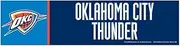 NBA Oklahoma City Thunder 13325613 Bumper Strip, 3" x 12", Black