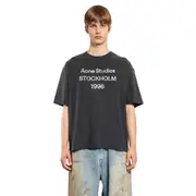 [ACNE STUDIOS] Maglietta con logo 1996 Black