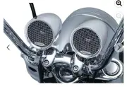 Kuryakyn 2712 Road Thunder Chrome Speaker Pods fits 7/8 And 1 Inch Handlebars