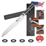 9.5-Inch Japanese AUS-8 Slicing Knife with Pakkawood Handle & Blade Guard