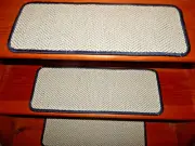 14 Step = 9'' x 24'' + 1 Landing 24'' x 24'' Tufted carpet Wool Stair Treads .