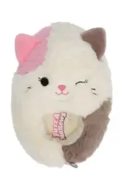 NIB Squishmallows Slippers Women’s size 9-10 Karina the Cat New NWT Fuzzamallows