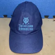 ST ANDREWS Golf Hat NWT The Old Course Links OSFA Blue Cap Adjustable
