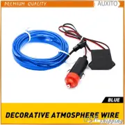 2m Blue LED Car Decorative Interior Atmosphere Wire Strip Light Accessories CN (for: Peugeot)