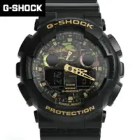 在飛比找樂天市場購物網優惠-G-SHOCK 黑金色雙顯手錶 柒彩年代【NECG11】ca