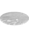 Homeries Marble Round Cheese Tray Board (12 Inches) - White Elegant Serving...