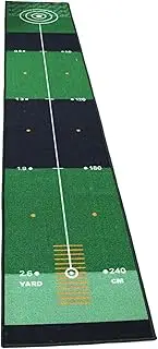 Golf Putting Training - Nylon Green Golf Practice Mat | Golf Putting Practice Mat | Mastery Golf Putting Training Equipment | Golf Putting Training Accessories Mat for Adults, Men, All Ages