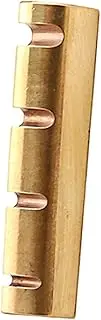 WESIEVYA Brass Stringed Instrument Upper Nut String Nut for Four String Bass Durable Lightweight Accessory for Better Tone Noise Reducing Design with Workmanship