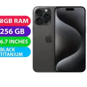 Apple iPhone 15 PRO MAX (256GB, Black) Australian Stock - As New