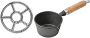 Generic Fast Heating Mini Hot Oil Pan Cast for Cooking Non-Stick Surface for Easy Clean-up