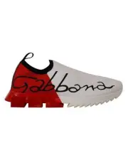Dolce & Gabbana Portofino SlipOn Sneakers CS1782 - White -Size 39