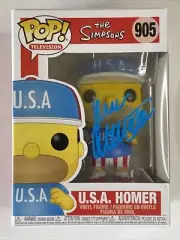 Autographed Funko Pop USA Homer Dan Castellaneta