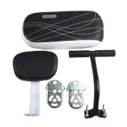 High Performance Bicycle Rear Cushioned Seat with Back Rest and Pedals