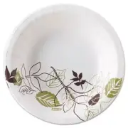 Dixie SXB12WS Pathways Heavyweight Paper Bowls- WiseSize- 12 oz- Green-Burgun...