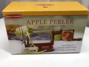 Back to Basics Apple Peeler Potato Stainless Peel Core Slice Crank New In Box