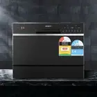Benchtop Dishwasher 6 Place Setting LED Display Countertop Dish Washer Black