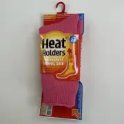 NEW LADIES SHOE SIZE 5-9 HEAT HOLDERS, THE WARMEST THERMAL SOCKS, BRUSHED INSIDE