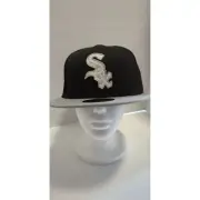 New Era Chicago White Sox Letterman 59FIFTY Hat 2005 World Series Patch 7 1/2