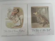 SET of 2 Beatrix Potter Nursery Prints Tale of Timmy Tiptoes & Mr. Tod NEW