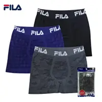 在飛比找樂天市場購物網優惠-FILA 透氣無縫平口褲 男內褲 四角褲-M~XL【愛買】