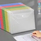 A4 Plastic Wallets Folder Foolscap Document Files Popper Envelope Folders Pocket