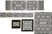 Precision Pro: Complete Vlads Focus Checker Suite. 35mm, T120, 4x5 Calibration Targets, Charts as Strips and Slides for Camera scanning are Included. Five Items Total in Metal case.