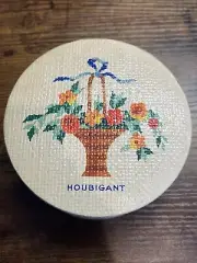HOUBIGANT POUDRE DE TOILETTE QUELQUES FLEURS DUSTING POWDER BOX SEALED W/ PUFF