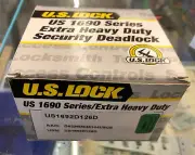 U.S. LOCK 1690 Series Extra Heavy Duty Security Deadlock Deadbolt w/keys d7