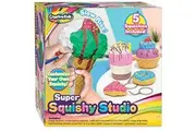 Creative Kids Paint Your Own Squishies Kit - Color 3 Jumbo 2 Keychain Size Squishies - Arts and Crafts for Tween Girls - DIY Squishies for Girls - Crafts Activities Gifts Toys for Kids Ages 6+