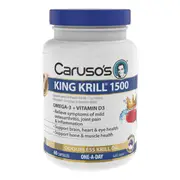 [Caruso's Natural Health] Carusos King Krill 1500mg 60 Capsules