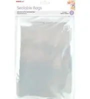 Sealable Bags 165x225mm 25pk Open (Product # 078136)