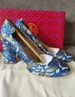 Tory Burch Elizabeth Pumps with Jacquard Fabric Size 7