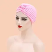 High Quality Women Polyester Muslim Stretch Turban Hat Cap Hair Loss Head Scarf