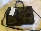 Tommy Bahama Casbah Satchel Color is Black New with Tags