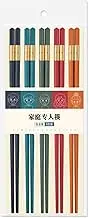 Chinese Chopsticks | 5 Pairs Chinese Chopsticks Dishwasher Safe - Dishwasher Safe Non-Slip Tableware Accessories Multicolor Kitchen Supplies for Women Men Family