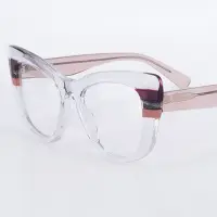 在飛比找蝦皮商城精選優惠-跨境新款高檔時尚板材金屬眼鏡女款復古眼鏡架可配鏡