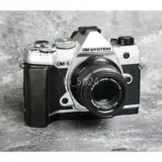 Camera Wooden Finger Hand Grip L Plate Board Base Clamp for Olympus EM5 EM5-III