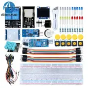 For Arduino Starter DIY Kit 177pcs ESP32 WiFi Board PIR Sensor Module LED Jumper