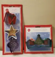Wilton Cookie Cutter 3 Piece Trio Set Christmas Gift Star Ornament Tree Present