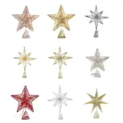 Quality Glowing Christmas Tree Star Toppers Suitable for Various Sizes of Trees