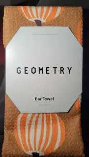 Geometry Bar Towel 12"x24" - Dancing Pumpkins