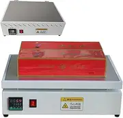 Manual Overwrapping Machine, 1200W Desktop Cellophane Wrapping Machine with 0-300℃ Adjustable Temperature, Overwrapping Machine with Digital Display and Circular Heat Emission Hole 30 * 40cm