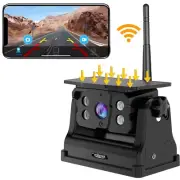 Solar Powered Wireless Magnetic Parking Reverse Camera For Car Truck Trailer RV