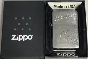 ZIPPO 2012 GALAXY QUEST BRUSHED CHROME LIGHTER UNFIRED IN BOX A32