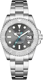 [CADISEN] Men's Automatic Watch with Power Reserve, Sapphire Glass, Waterproof Watch