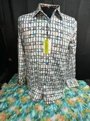 Robert Graham Classic Fit MARCEL Multicolored Casual Shirt - Sz. L - NWT