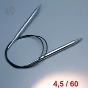 Lana Grossa Circular Knitting Needle Brass 60cm/4,5mm