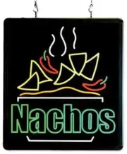 Benchmark 92004 Nachos LED Sign Ultra-Bright
